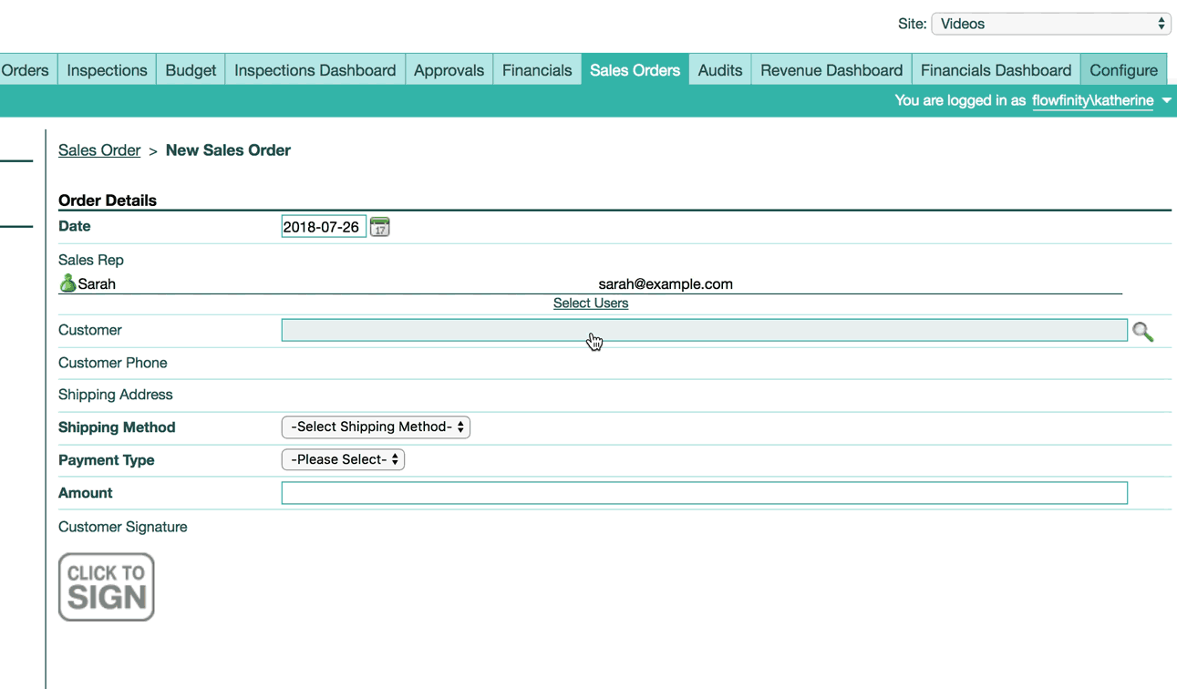 Flowfinity - Search for Records Created Within a Date Range